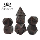 Sets Metal Dice Set Free Shipping Wholesale Stocks Deluxe Polyhedral Metal Game Dice Sets