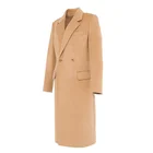 Huiquan Sleek Wholesale Woman Wool Blend Overcoat Knee-length Woman Wool Blend Outerwear