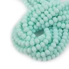 Beads 4mm Crystal Glass Beads Faceted Glass Rondelle Loose Beads For DIY Earring Bracelet Necklace Jewelry Making