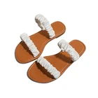 Flat Sandals 2021 Summer Women Shoes Slippers Flat Chain Flip Flops Beach Sandals Fashion Jelly Shoes