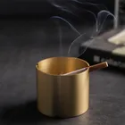 Bar Ashtray Hot Sale Brass Cigar Smokeless Round Bar Ktv Hotel Club Smoking Ashtray