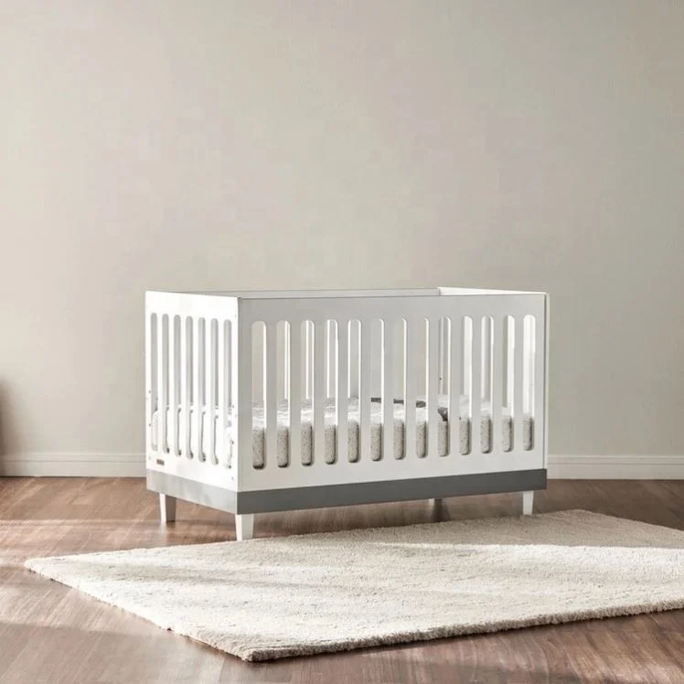 22NVCB046 Wooden NewBorn Baby Sleeping Bed Playpen Crib Bed Chambre Bebe Complete Modern Design Safe Cribs Cot