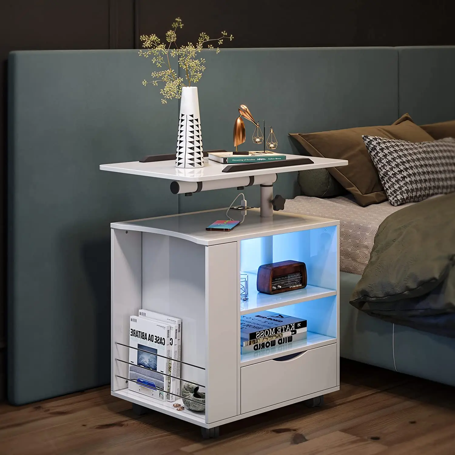 smart table nightstand