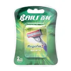Triple Blade Shaving Blade Gender Male Triple Blade Cartridge Replacement 3 Blade Shaving Razors