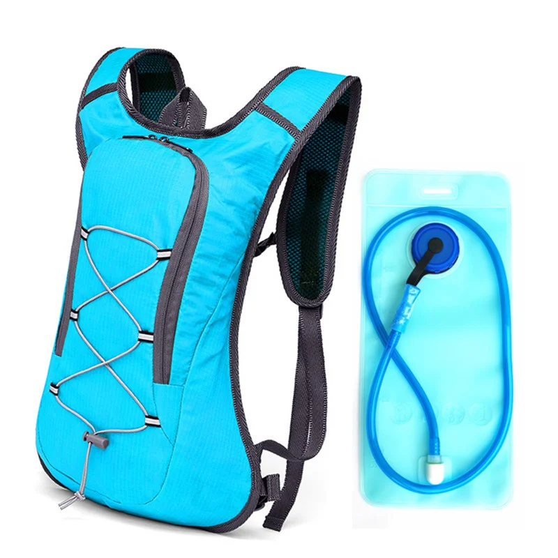 Outdoor Bike Riding Bag Backpack with Water Bladder Nylon Waterproof Backpack with Water Bag for Biking Cycling