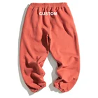 Joggers Men Custom Character Logo Unisex Elastic Waist Plain Jogger Thick Cotton Sweatpants Mens