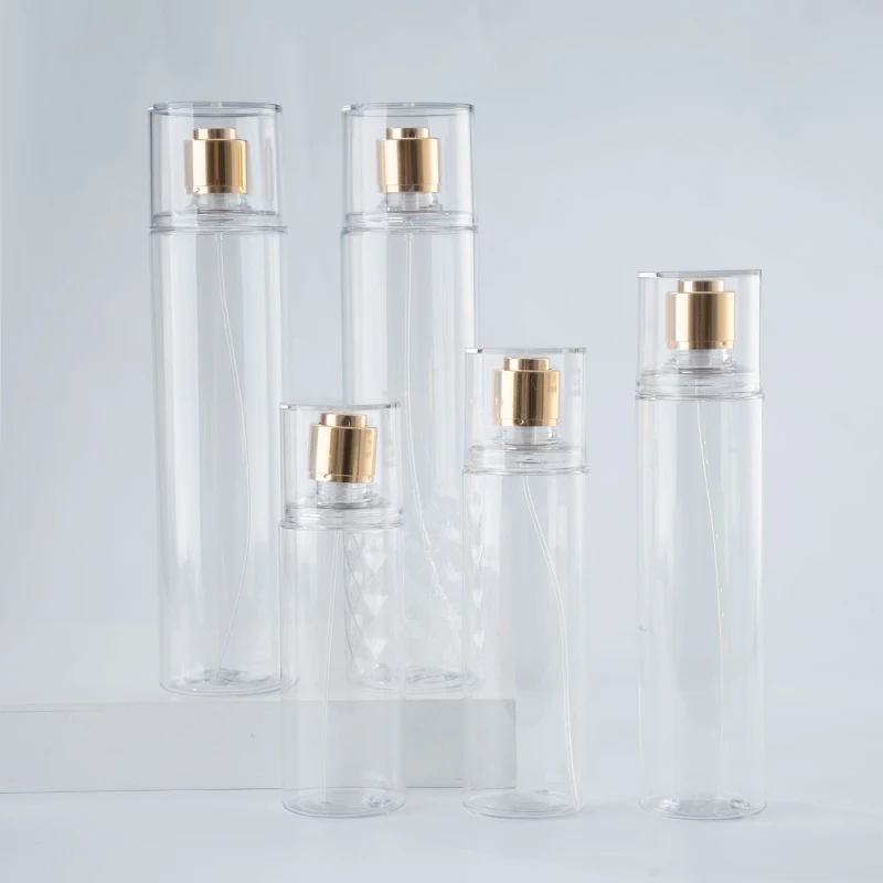 PET Plastic Bottle 250ml 200ml 100ml Medicine Infusion Spray Bottle Fine Mist Pump Eco Friendly Customizable Logo factory