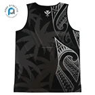 Custom Tank Top PURE New Cheap Custom Design Breathable Gym Hawaii Tank Top Sublimation Mens Gym Singlet For Sport