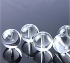 Beads For Decoration Beads Smooth Plain Crystal Glass Round Beads For Decoration