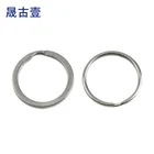 Key Metal Custom Round Shaped Cartoon Split Key Rings