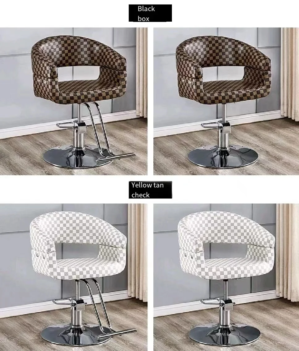 Hair salon chair Hair salon special lifting rotating hair chair grooming chair