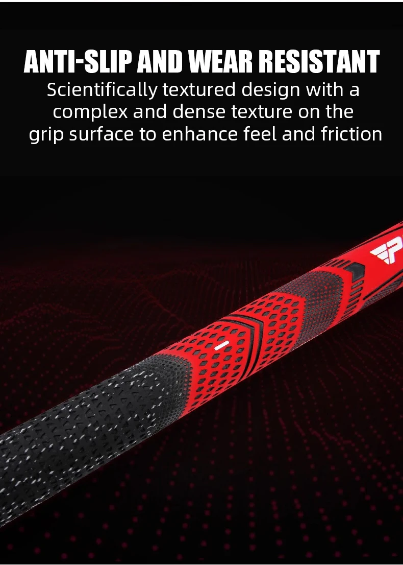 PGM SB009 Custom Logo Midsize Golf Club Grips Non slip Corded Golf Grip 