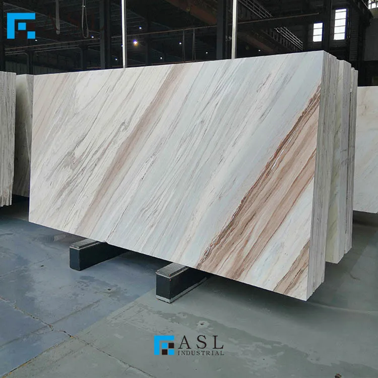 White Caffeine Gold Sand Marble Polished Slabs For Wall Natural Stone Supplier