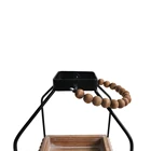 Color Lantern Customizedlantern Custom Design Wood Color Home Decor Wooden Candle Lantern With Wood Bead
