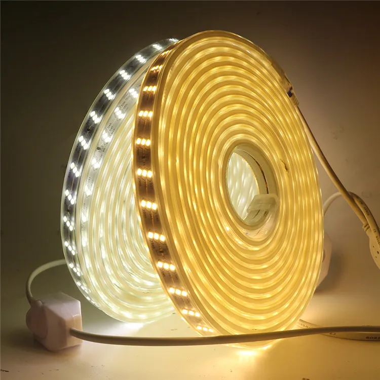 2835 wifi double row 4 row mini two color ip68 smd 5050 lowes RGB Color Change Tape IP67 Rope led strip light