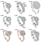 Eternity Ring Cz Rings Lab Grown Diamond Eternity Silver Ring 14k White Gold Diamond Ring 925 Silver China Cz Rings