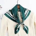 Pattern Scarf Wholesale Hot Sale Fashion Women's Designer Scarves Luxury Brand Pattern Custom Female Silk Scarf