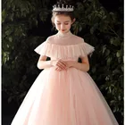 Evening Gown Summer Girls Evening Wedding Princess Ball Gown Party Gown Flower Girl Dress