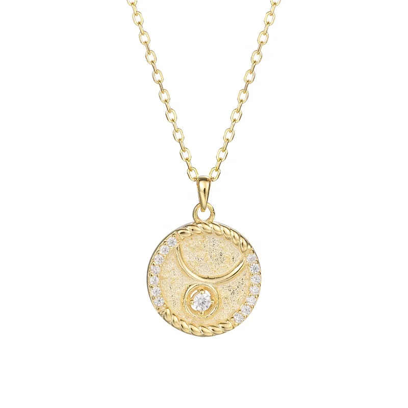 Twelve Constellation Zodiac Necklace 