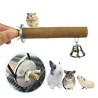 Parrot New Wooden Pet Toy Hamster Rabbit Guinea Pig Parrot Play Molar Supplies
