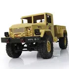 Car WPL B-14 4wd Car 1/16 2.4G Mini Pickup Military Truck Light Hot Rc Radio Control Trucks
