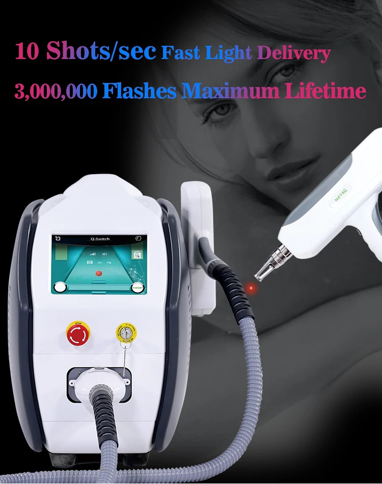 Best price professional q switch laser tattoo eyebrow tattoo removal carbon peeling birth mark removal