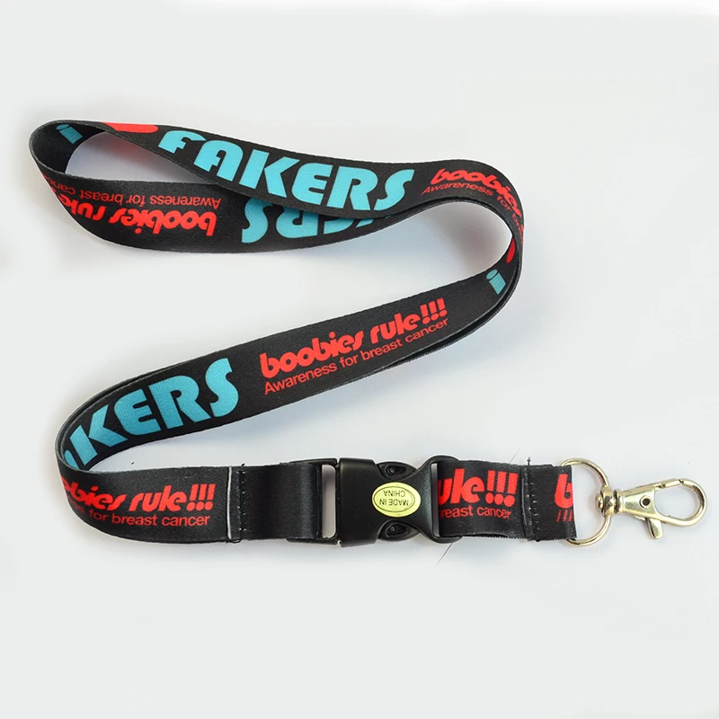 Customize Logo Polyester Lanyard Breakaway Neck Lanyard With Id Card