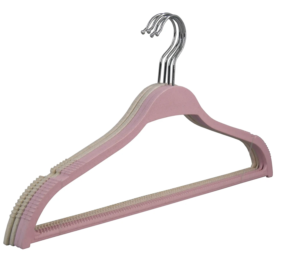 Biodegradable Cheap Price Wheat Straw Hanger Recycle Plastic Clothes Hanger