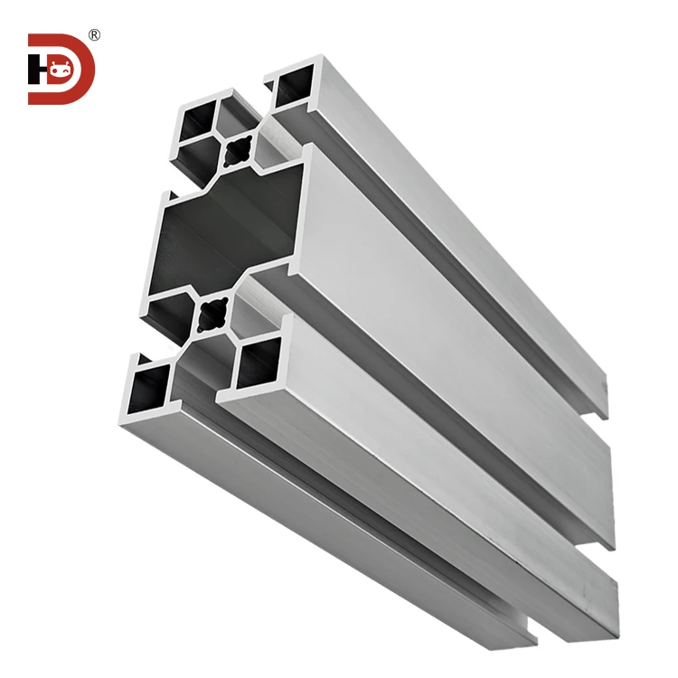 4080 Industrial Extruded Anodized Aluminum Alloy Profiles Suitable for Assembly Line Workbenches Punching and Cutting Services details
