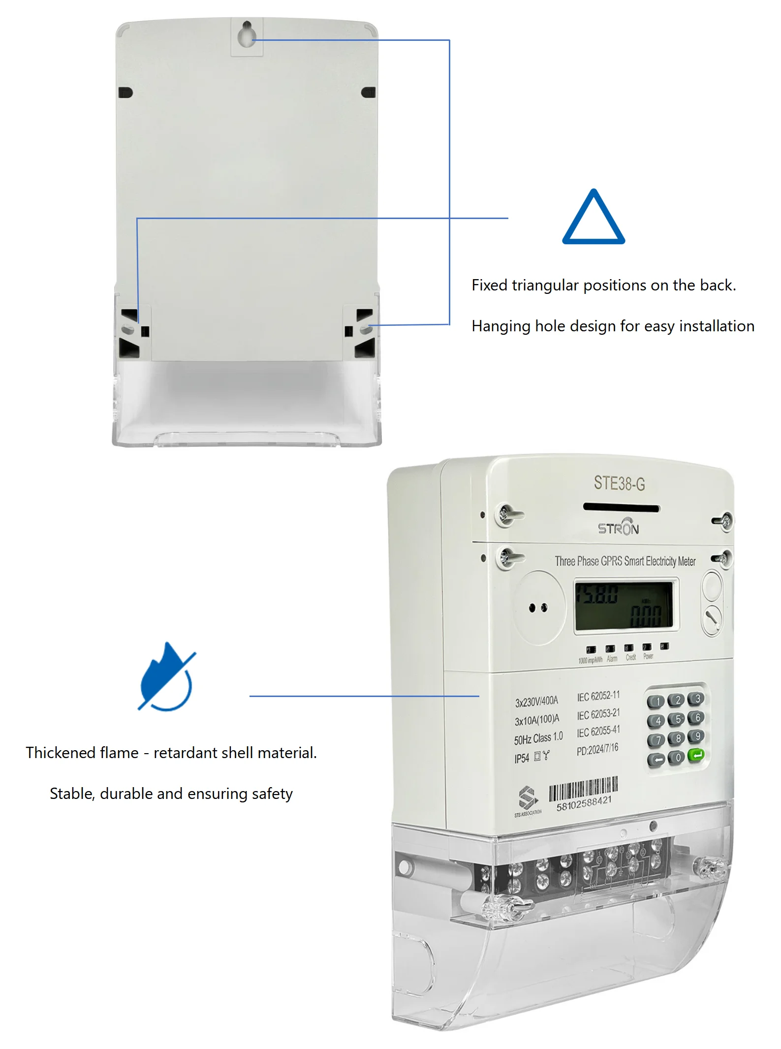 Maximize Energy Efficiency with Prepaid Mode Electric Smart Meter and Keypad Operation