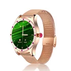 Mobile Full Touch Mobile Phone Call Luxury Style Diamond Smart Watch Stainless Steel IP68 Smart Band