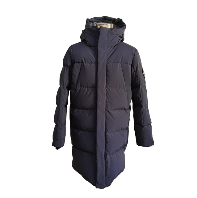 Winter latest 90% duck down waterproof windproof warm casual outdoor men's semi-long down jacket down jacket