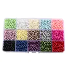 Mm Bead Beads 4/5/6/8/10 Mm Mixed DIY Handmade Grament Accessories No Holes Bead Round Imitation ABS Pearl Beads