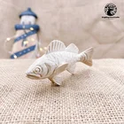 Handicraft Handmade Wooden Fish Deco Hangs Professional Handicraft Carving Wood Touriest Souvenir Gifts