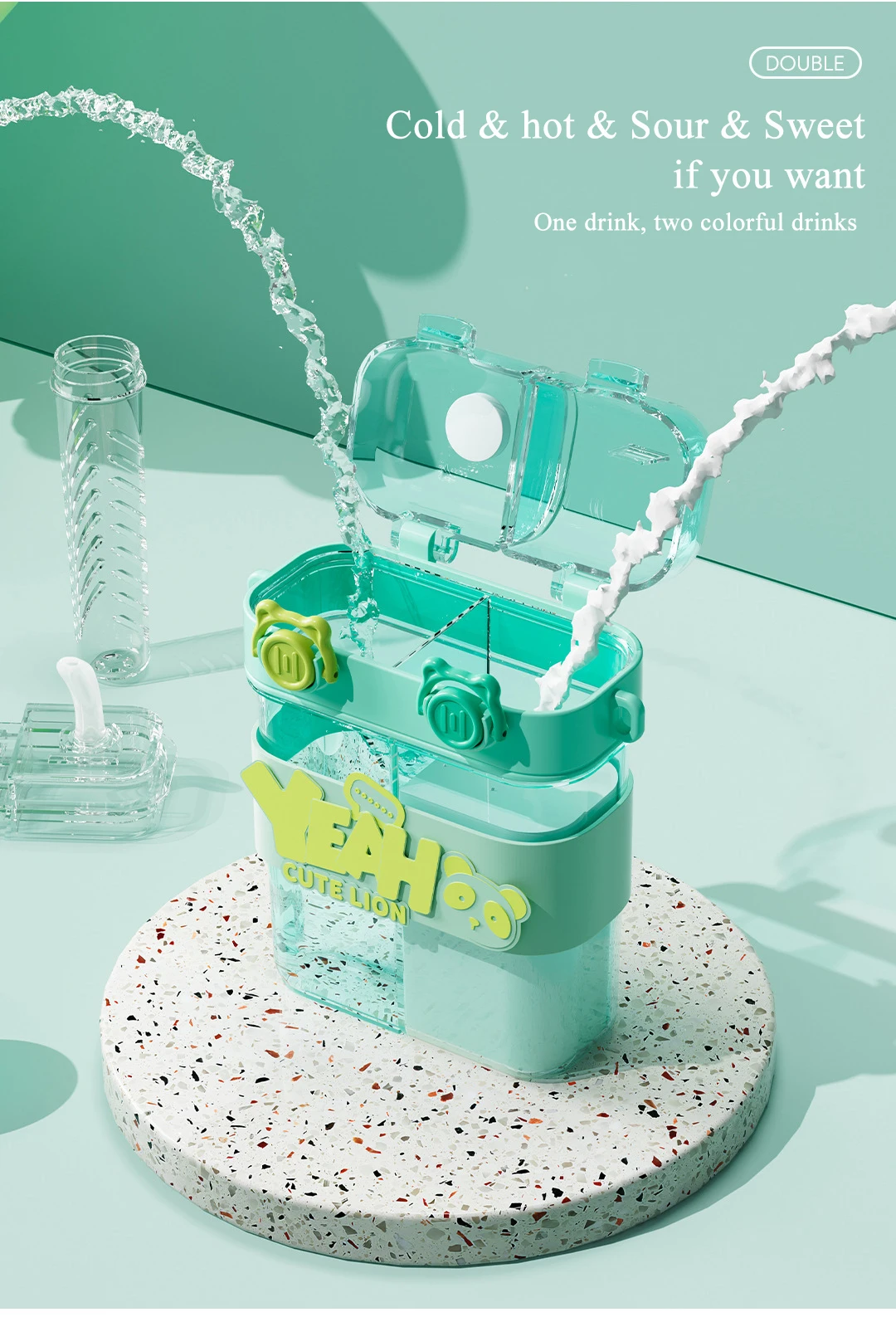 Cute Sleeping Capybara On The Water Cartoon Illustration. Cute Capybaras Isolated. Vector