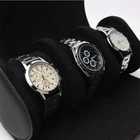 Watch Roll Watches Ready To Ship PU Leather High Quality Travel Watch Roll Case Box For 3 Watches