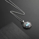 Pendant Custom Little Girl Necklace Fashion Vintage Natural Stone Shell Pendant Alloy Luxury Crystal Pendant For Women