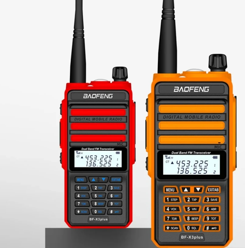 2024 baofeng Bf-X3Plus,wholesale hot sell cheap walkie talkie 50km waterproof Dual band Portable radio Baofeng X3Plus