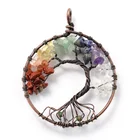 Real Wholesale High Quality Luxury Natural Rock Real Crystal Jewelry Rainbow Quartz Pendant