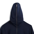 High Quality 100% Cotton Blank Black Mens Zip Hoodie Plain Zipup Hoodie Full Face Zip Hoodie For Men