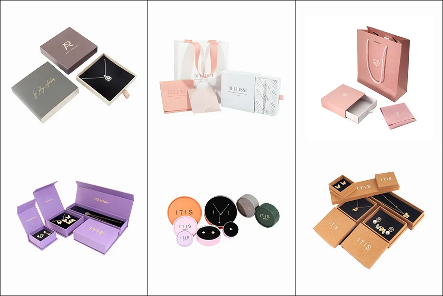 product good selling luxury mini men ring necklace diamond packaging logo jewelry box-2
