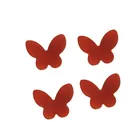 Red Pendant Red Butterfly Red Agate Loose Gemstone For Jewelry Making And Necklace Pendant Accessories