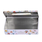 Metal Tin Box Tin Box Cans Metal Tin Can For Tissue With Window Hole Rectangular Tissue Tin Box