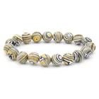 Bracelet 10mm Solid Color Agate Beaded Bracelet Natural Stone Crystal Tigereye Beaded Bracelet