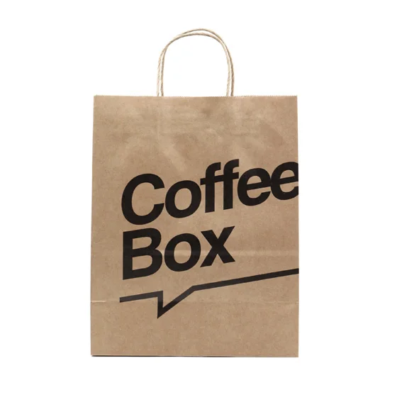 Wholesale Customise Logo Printed Fast Food Take Away Brown Kraft Paper ...