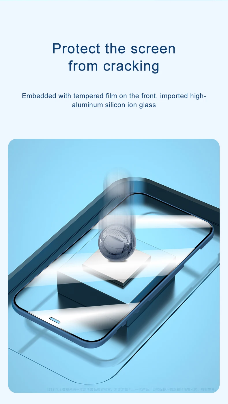 Caridite 2021 Newest Anti-Fall Screen Protector And Thin Phone Case On One For iPhone 12/12 Pro/12 Pro Max/12 Mini With Soft TPU
