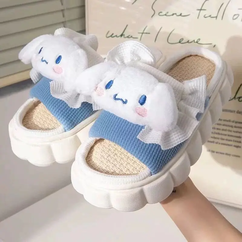 Wholesale customization Slippers cute Sandals women Kuromi Melody Cinnamon rolls Non-slip Indoor Outdoor Slipper