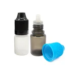 Vial Bottle E Liquid Vial Mini Clear Plastic Dropper White Ear Eye Drops 3ml 5 Ml Pe Plastic Bottle