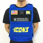 Sleeveless Vest Combat Mesh Icons Sleeveless Vest Men's Tactical Vest