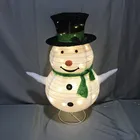 Decoration Item Excellent LED Holiday Decoration Christmas Item With Warm White Snowman 3D Motif Xmas Light